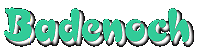 Badenock Text Logo © Iain Morrison